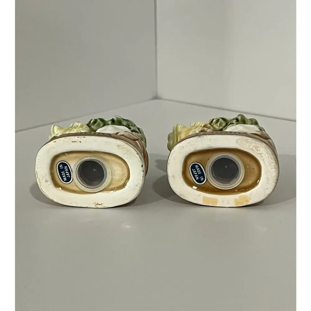 Vintage Florida Seashell Salt Pepper Shakers Made in Japan Coastal‎ Beach Decor